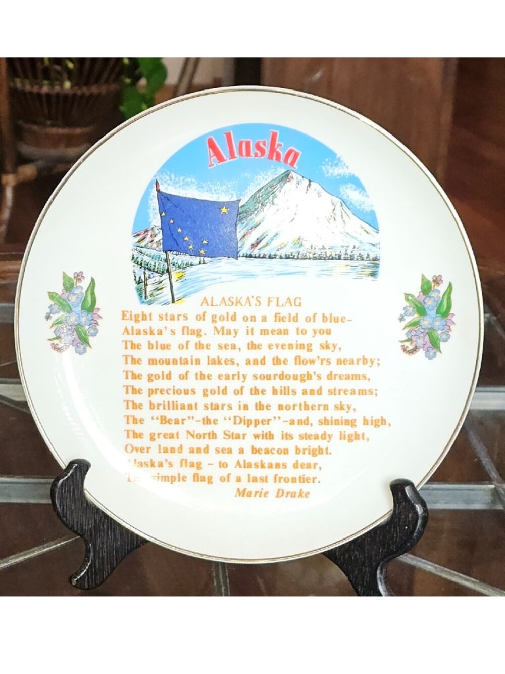 Vintage Alaska Collector Plate